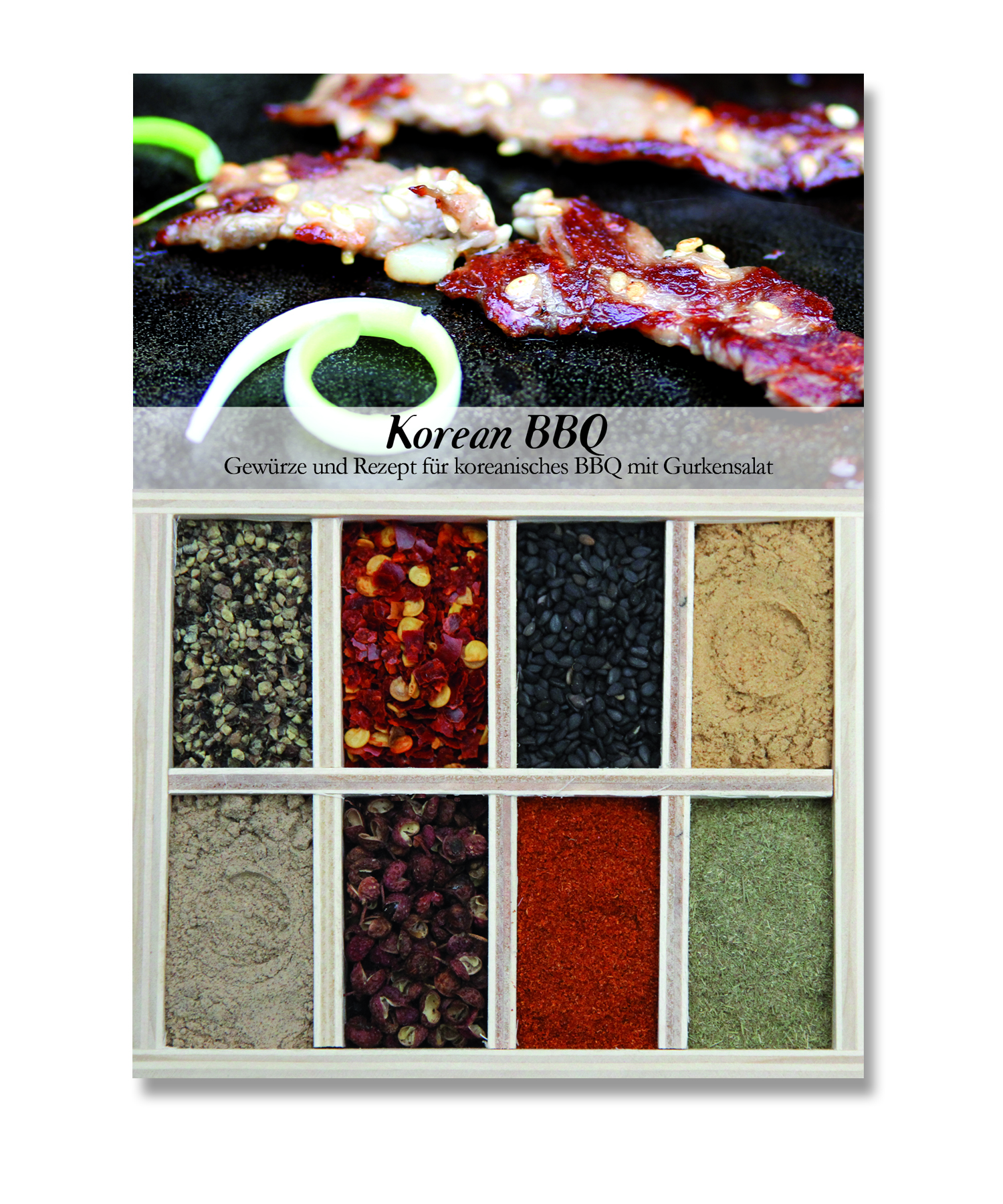 Korean BBQ-Gewürzkasten