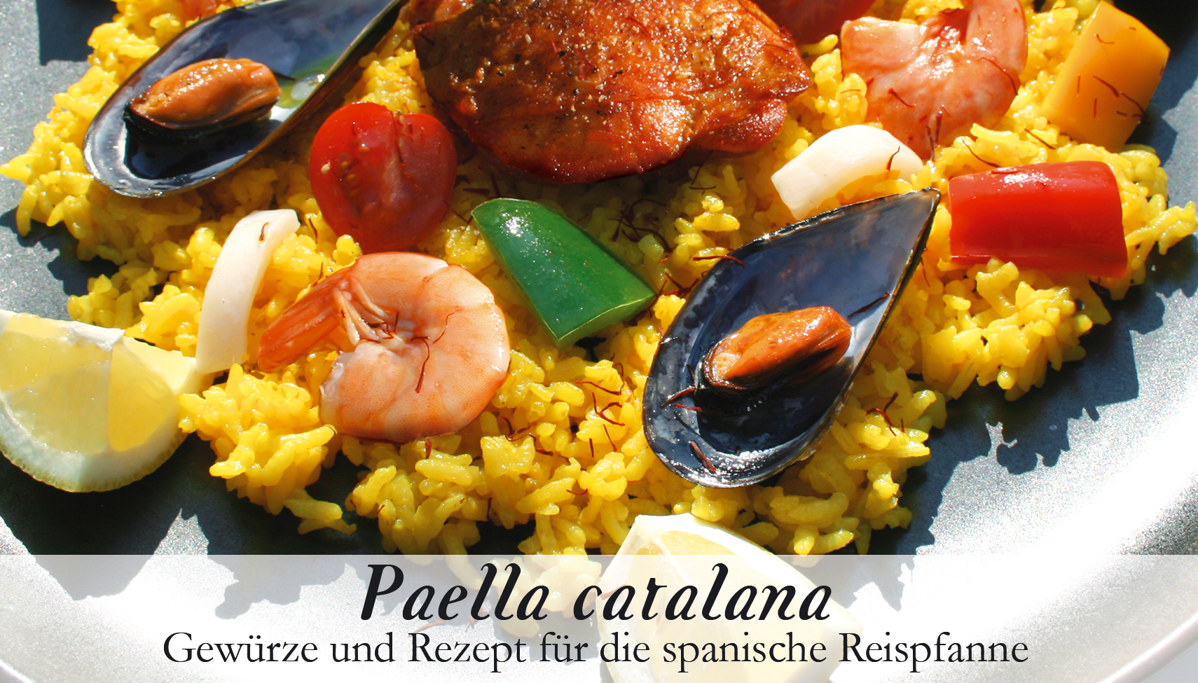 Paella catalana-Gewürzkasten