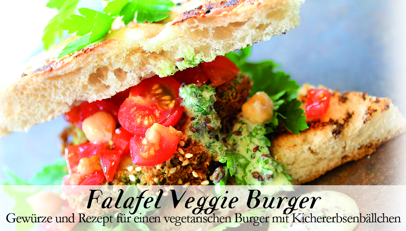 Falafel Veggie Burger-Gewürzkasten