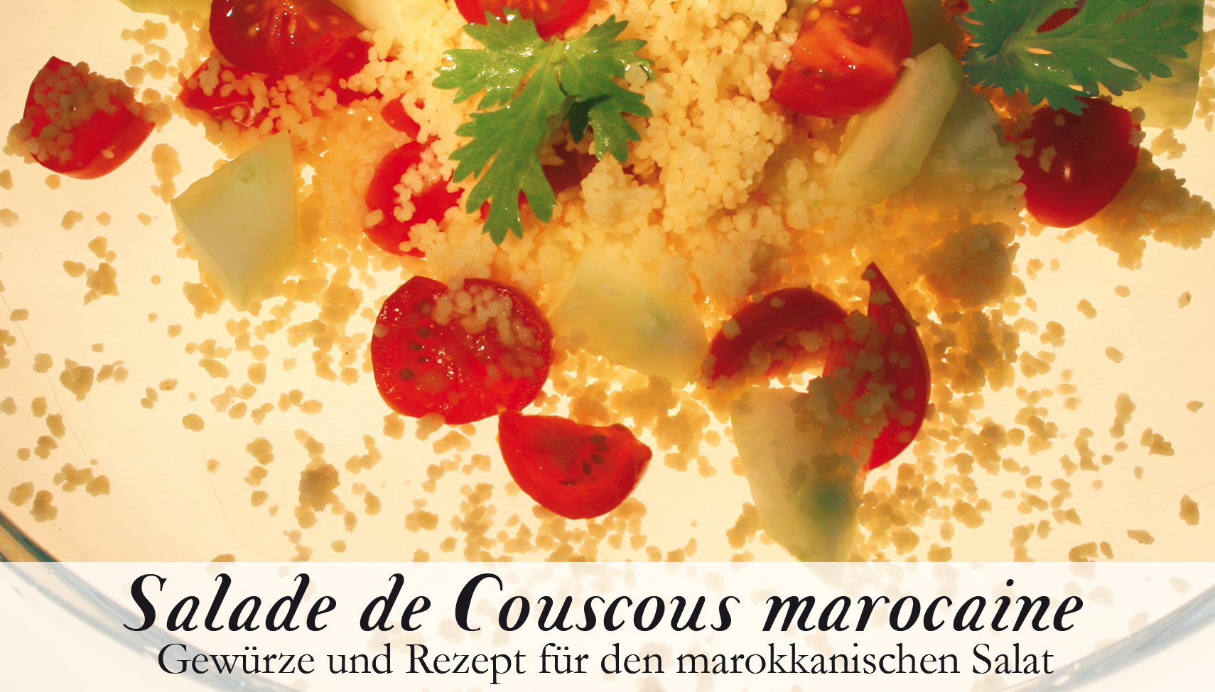 Salade de Couscous marocaine-Gewürzkasten
