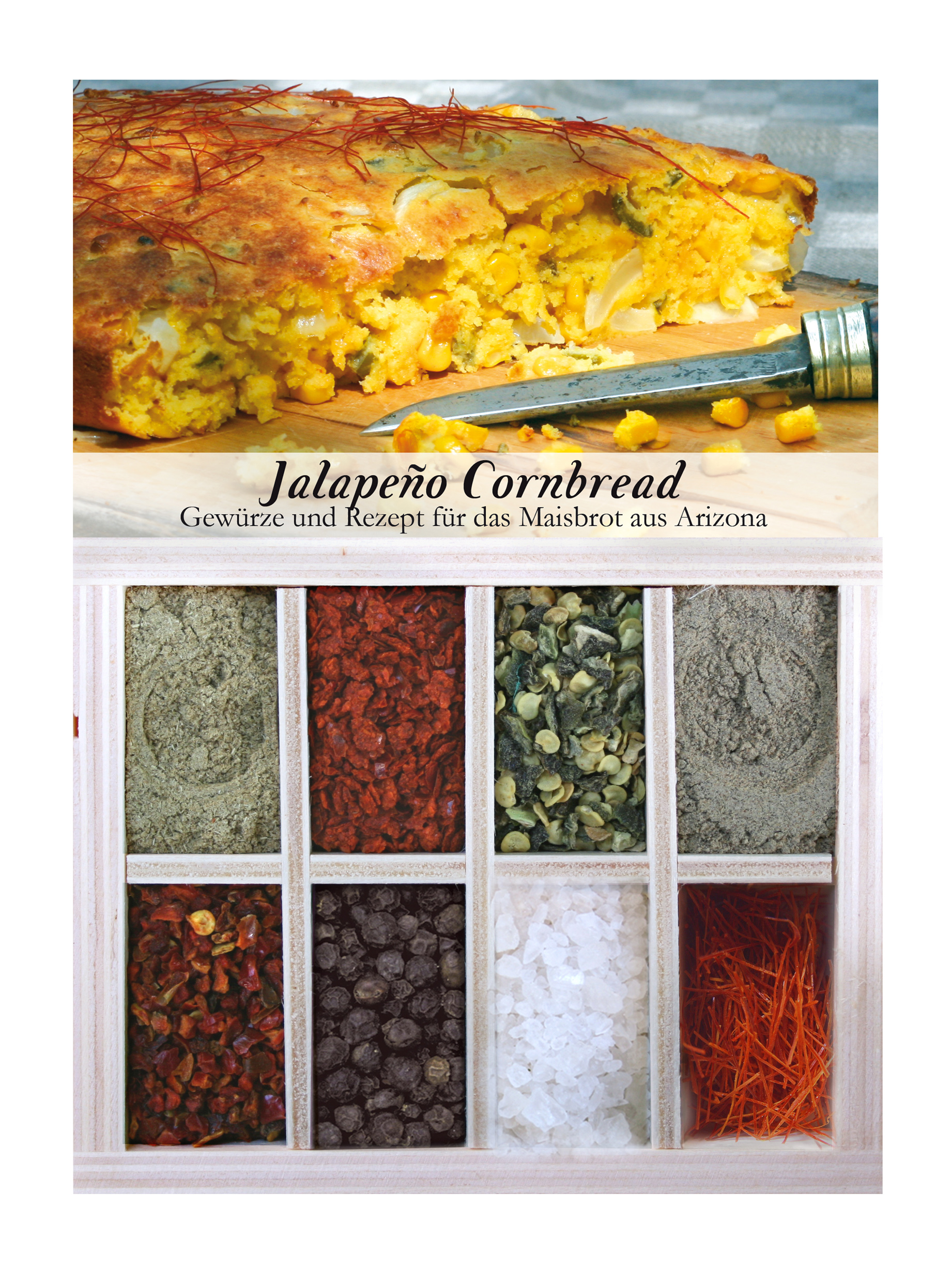 Jalapeno Cornbread-Gewürzkasten